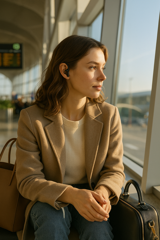 Convertigo™ GearsTranslate – Instant Translation Headphones | Multilingual | Wireless Bluetooth